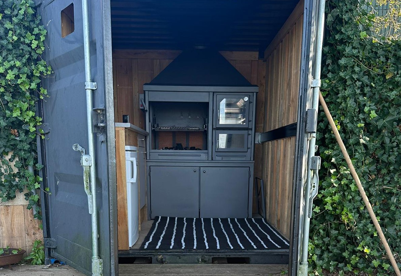 Buitenkeuken geplaatst in Dokkum